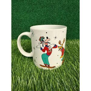 Disney Mickey Mouse & Co. Oversized Coffee Mug Tea Cup Glass Unisex VTG